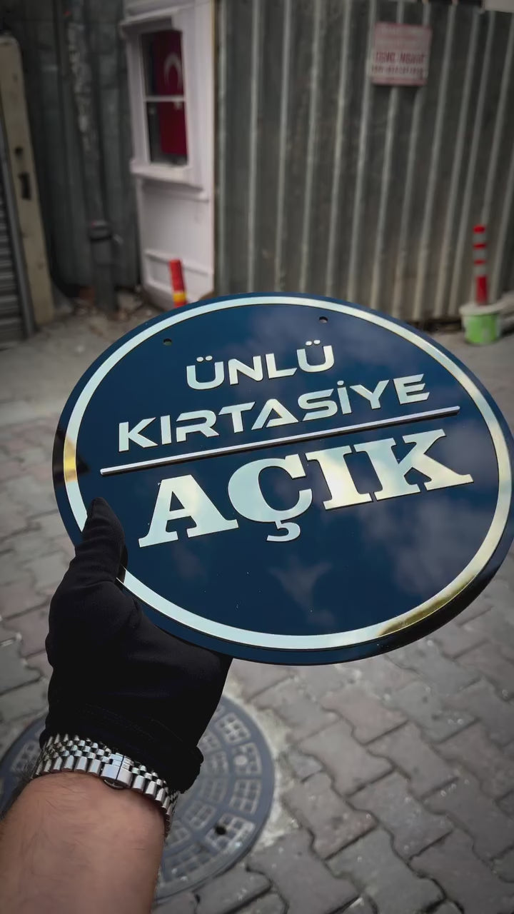 Lüks Pleksi Kapı Levhası