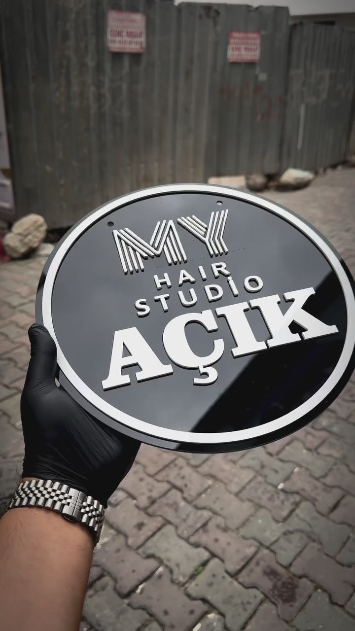 Lüks Pleksi Kapı Levhası