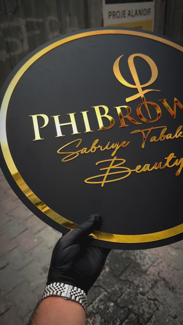 Lüks Pleksi Kapı Levhası