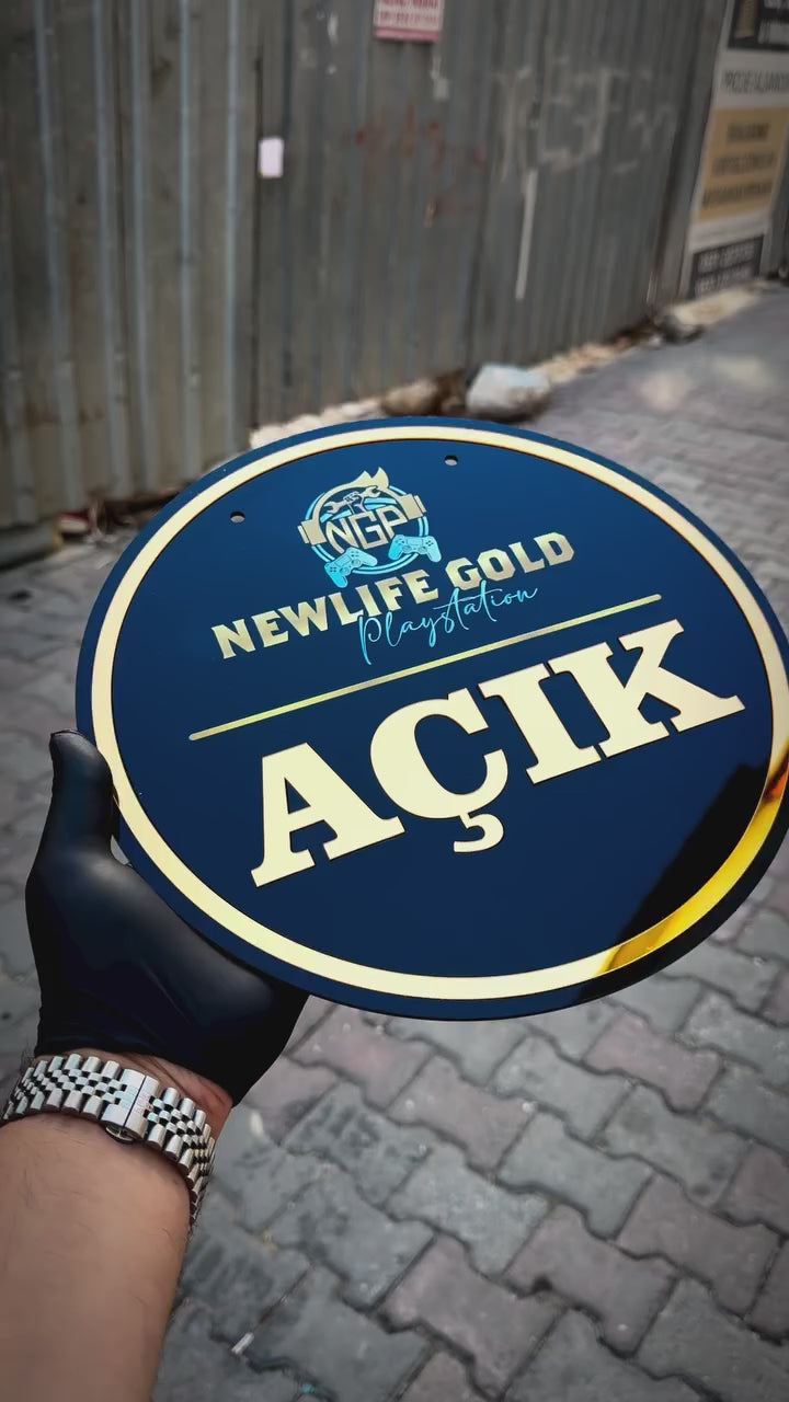 Lüks Pleksi Kapı Levhası